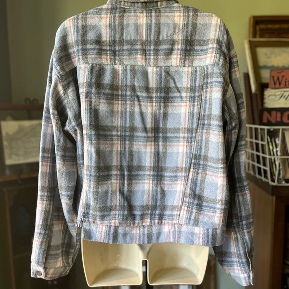 ALTARD STATE CROPPED ROUGH EDGE FLANNEL SIZE MEDIUM - Picture 3 of 9